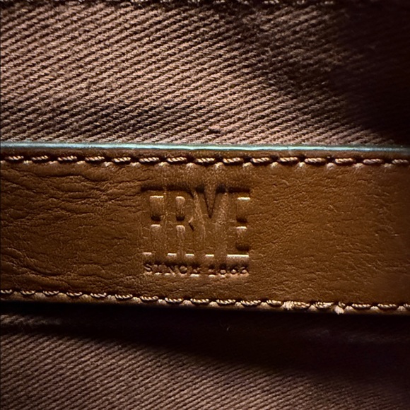 EUC Frye Olivia Large Leather Crossbody in Cognac Brown - Picture 12 of 13